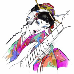 〈Rockin' 午娘〉 2025 Giclee print on paper 35×26.2cm