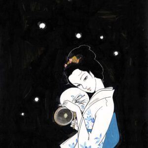 〈宵蛍〉 2025 Giclee print on paper 35×26.2cm